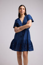 Short Dress - Candice - Navy