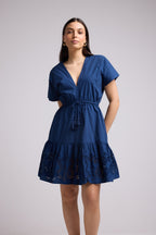 Short Dress - Candice - Navy