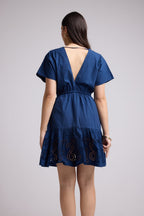 Short Dress - Candice - Navy