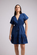 Short Dress - Candice - Navy