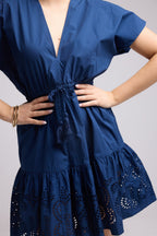 Short Dress - Candice - Navy