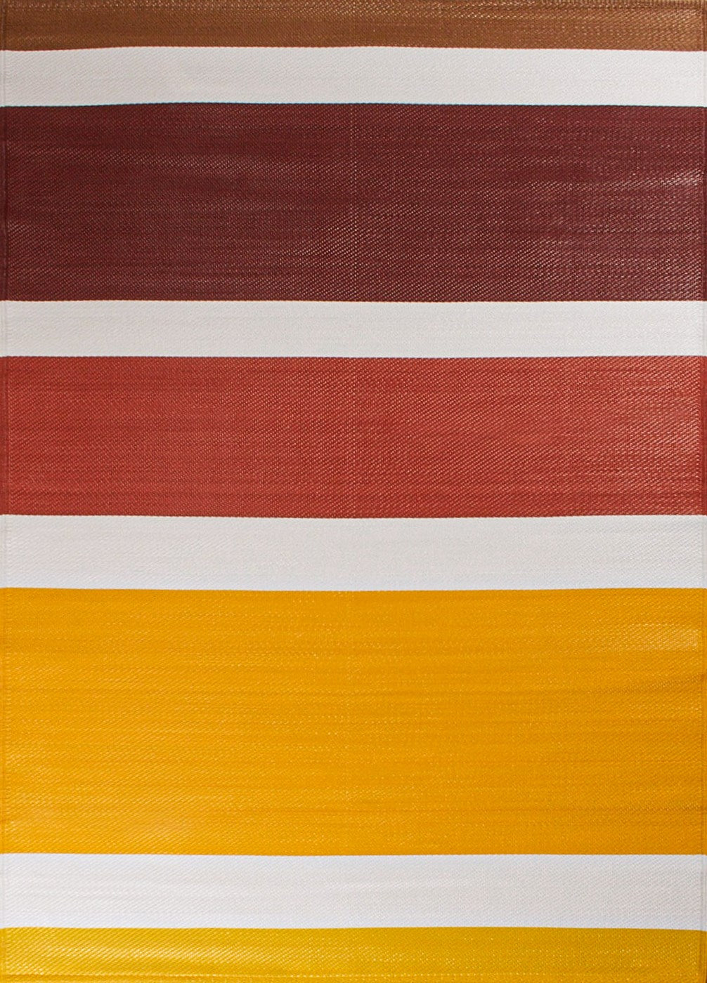 Capri - Alfombra de exterior - Polipropileno - Naranja