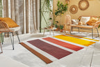 Capri - Alfombra de exterior - Polipropileno - Naranja