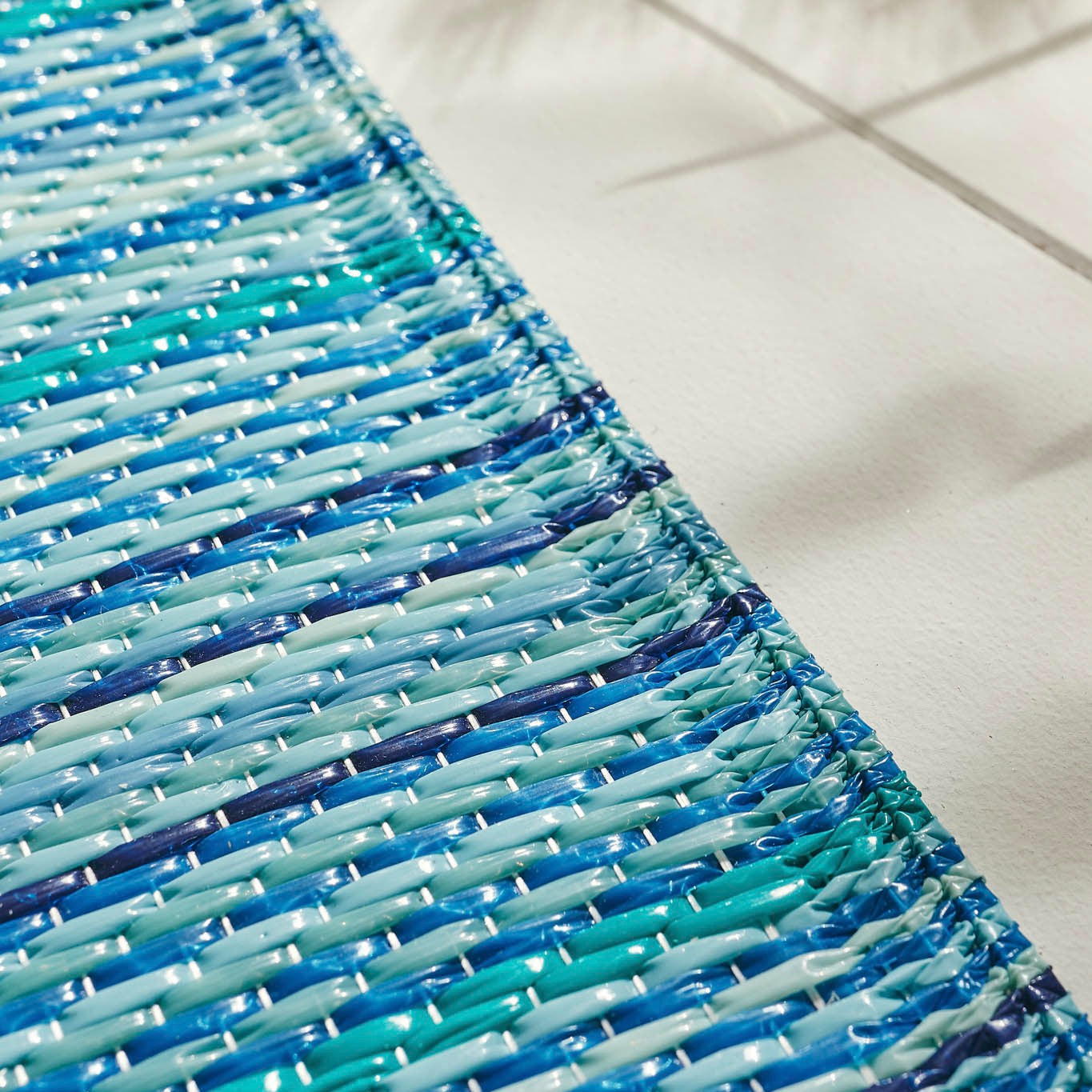 Capri - Alfombra de exterior - Polipropileno - Azul