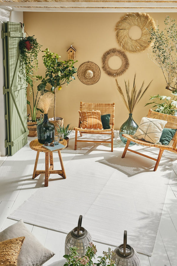 Capri - Outdoor Rug - Polypropylene - White