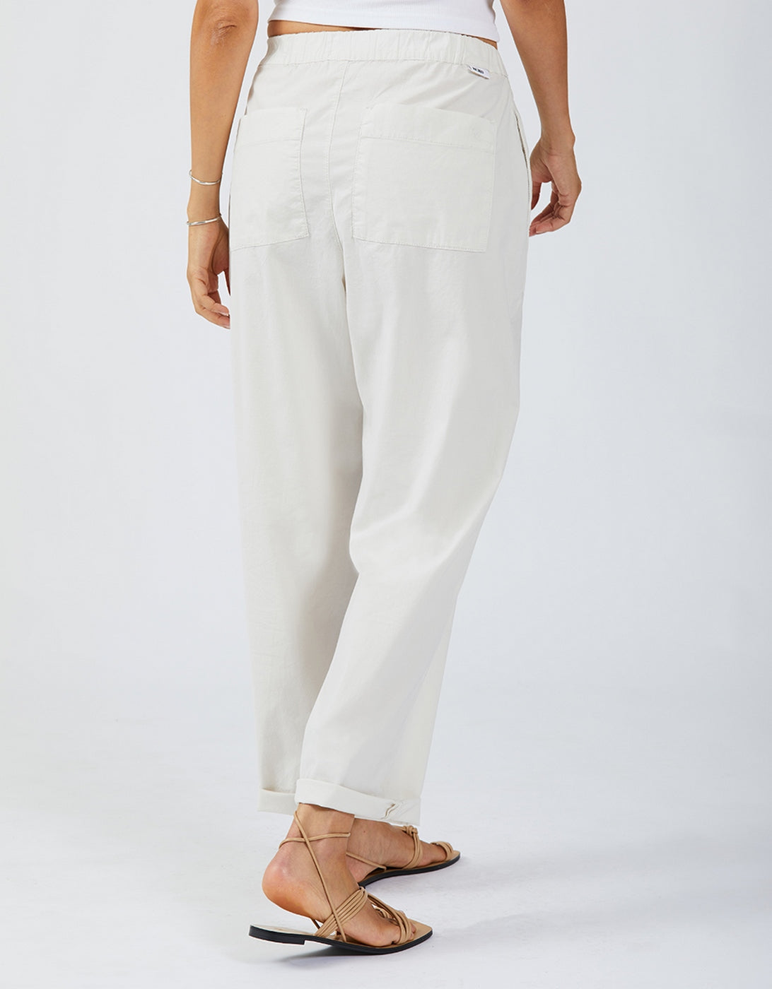 Pantalon Parachute Capri - Cloudy Grey - Femme