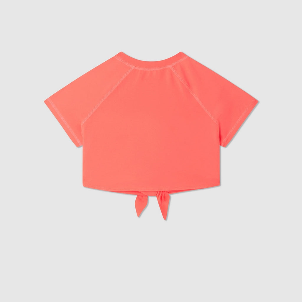 Crop Top De Bain Caraibes - Laser Corail - Femme