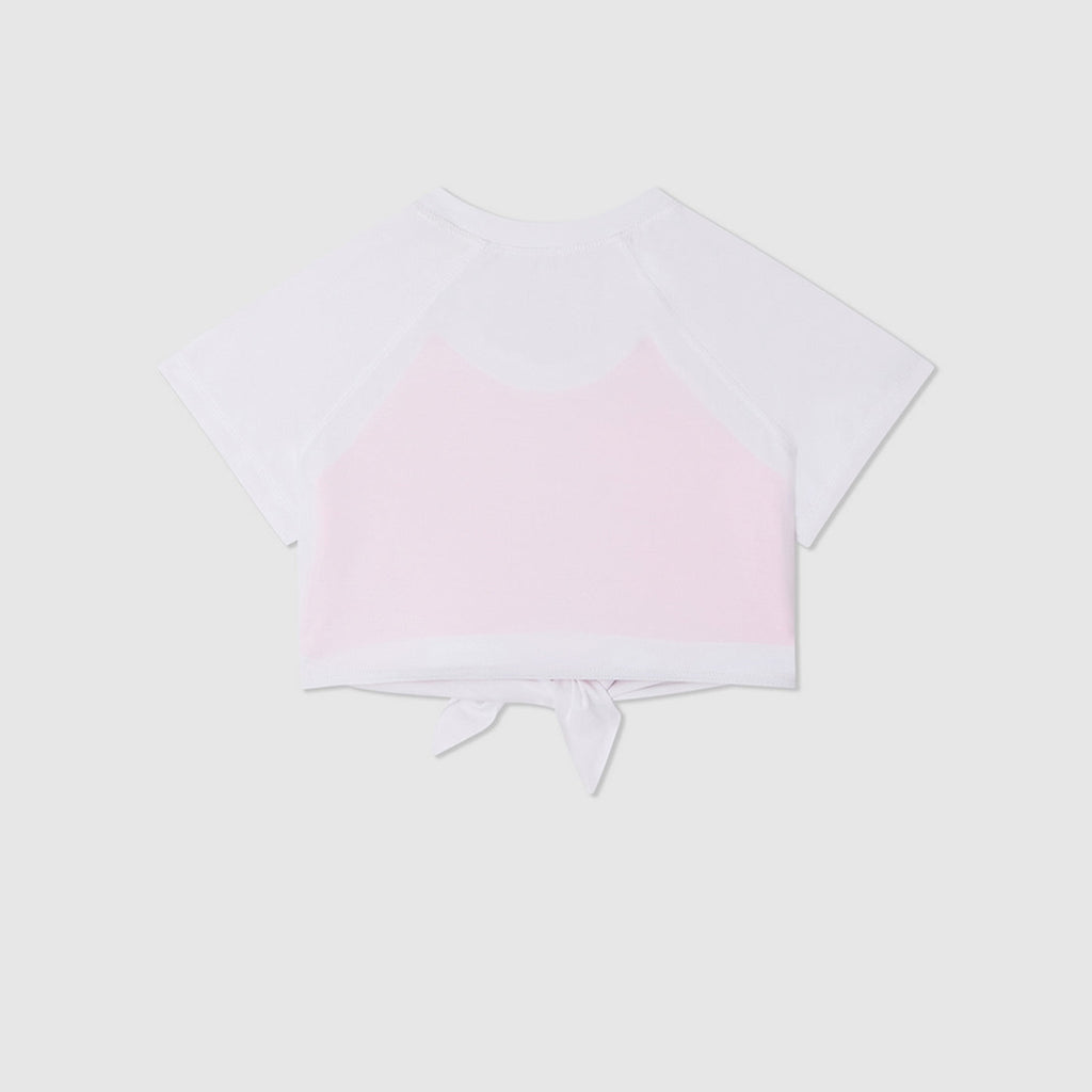 Crop Top De Baño Caraibes - White - Mujer
