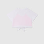 Crop Top De Baño Caraibes - White - Mujer
