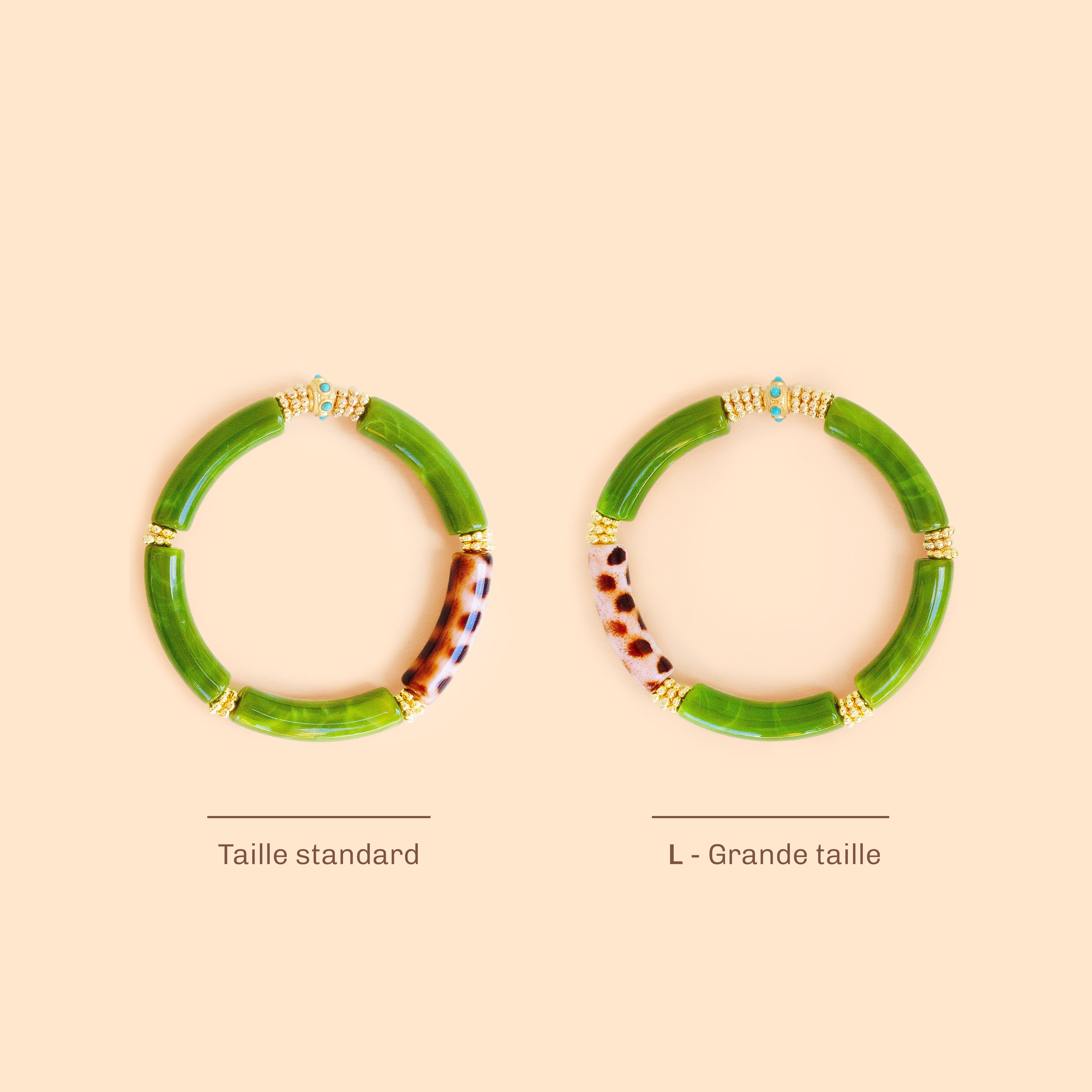 Bracelet Juhu - Monochrome Cardamone