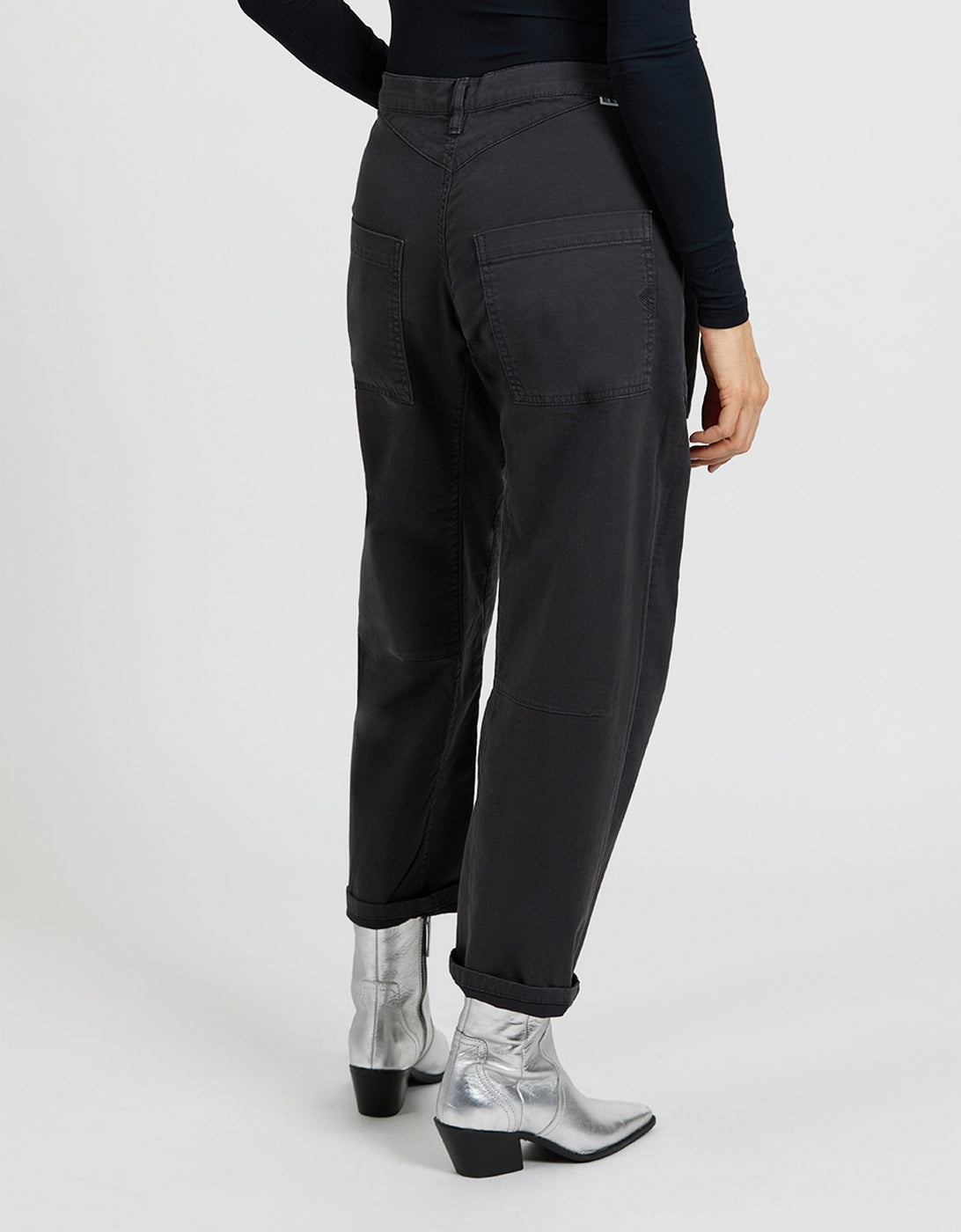 Pantalon Tapered Carl - Carbone - Femme