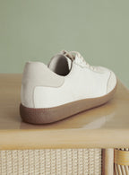 BASKET CUIR BLANC CARMEN PETITE MENDIGOTE