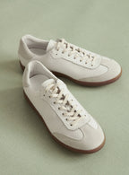 BASKET CUIR BLANC CARMEN PETITE MENDIGOTE