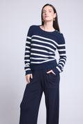 Jersey Marinero Carole - Azul Marino y Blanco - Mujer