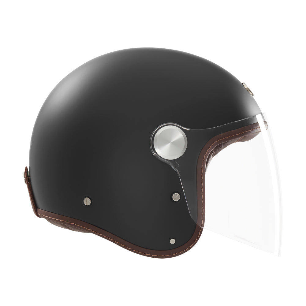 Casque Jet Exklusiv Kulte Ii - Noir Mat
