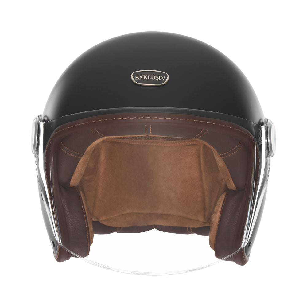 Casque Jet Exklusiv Kulte Ii - Noir Mat