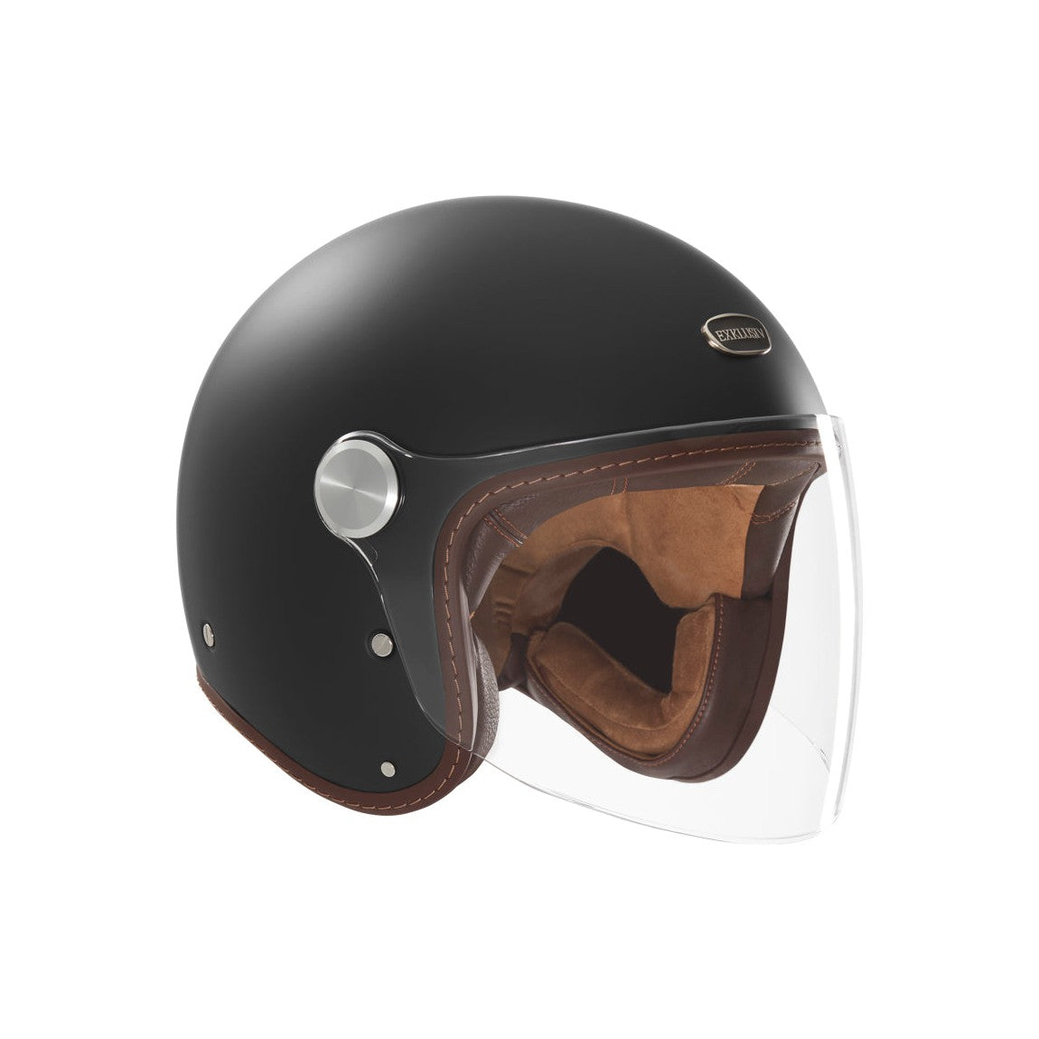 Casque Jet Exklusiv Kulte Ii - Noir Mat