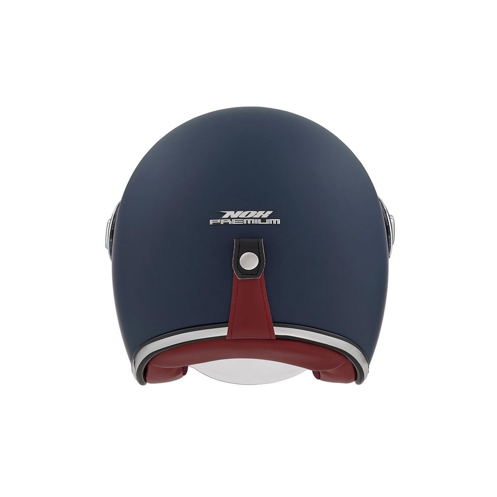 Premium Jet Heritage Helmet - Matte Blue
