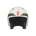 Casco Premium Nox Jet Next Shaker - Blanco Caqui Naranja