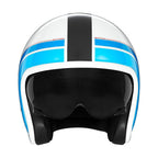 Casco Premium Nox Jet Next Traker - Azul Blanco Rojo