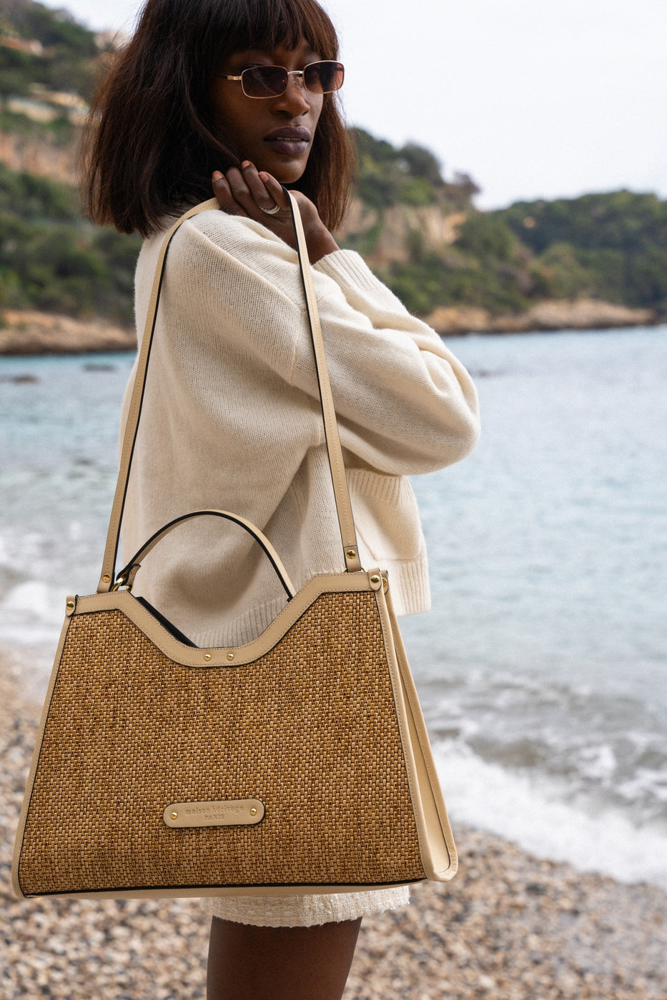 Cassis Handbag - Beige