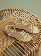 SANDALIAS PLANAS CATHERINE ORO PETITE MENDIGOTE