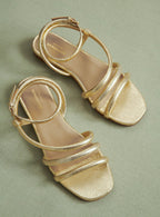 SANDALIAS PLANAS CATHERINE ORO PETITE MENDIGOTE