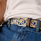 Cintura Intrecciata Elasticizzata Multicolore - Höfn