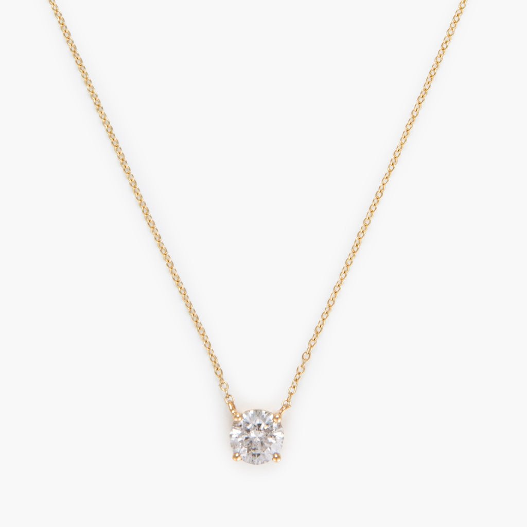 Necklace "Imperial Necklace 0.5" D0.5Ct/1 - 750/1000 Yellow Gold