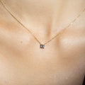 Necklace "Imperial Necklace 0.5" D0.5Ct/1 - 750/1000 Yellow Gold