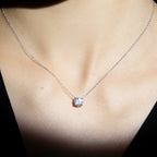 Collar "Collar Imperial 1" D1Ct/1 - Oro blanco 750/1000