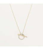 “Dream of Light” Necklace – D0.10/28 – Yellow Gold