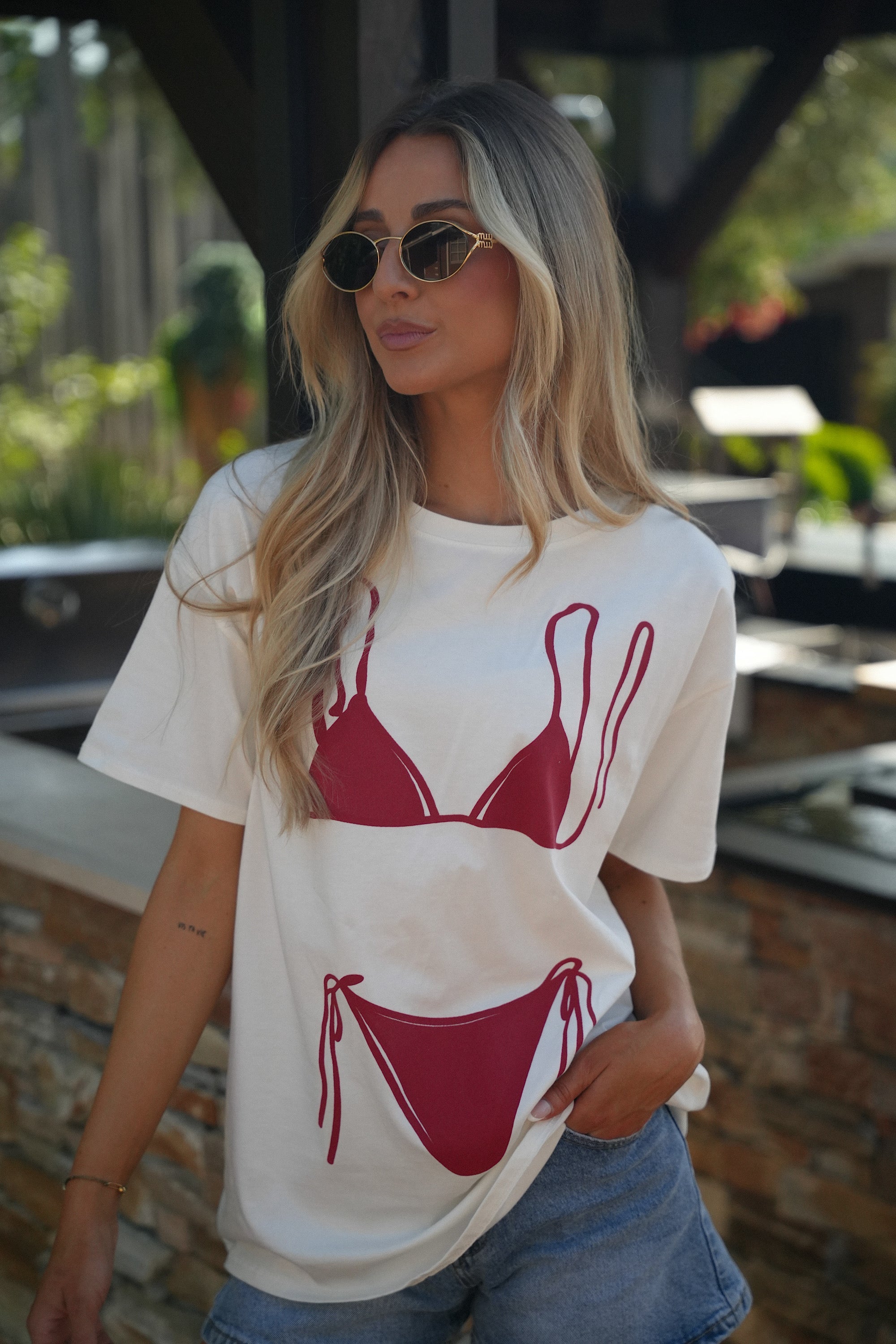 T-Shirt Imprimé Alva - Blanc