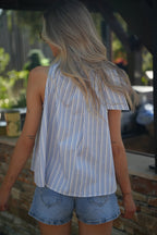 Top Rayé Fabio - Bleu