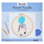Punch Needle Hérisson Et Ballon