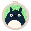 Punch Needle Chinchilla Head
