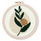Punch Needle Branche Fleurie