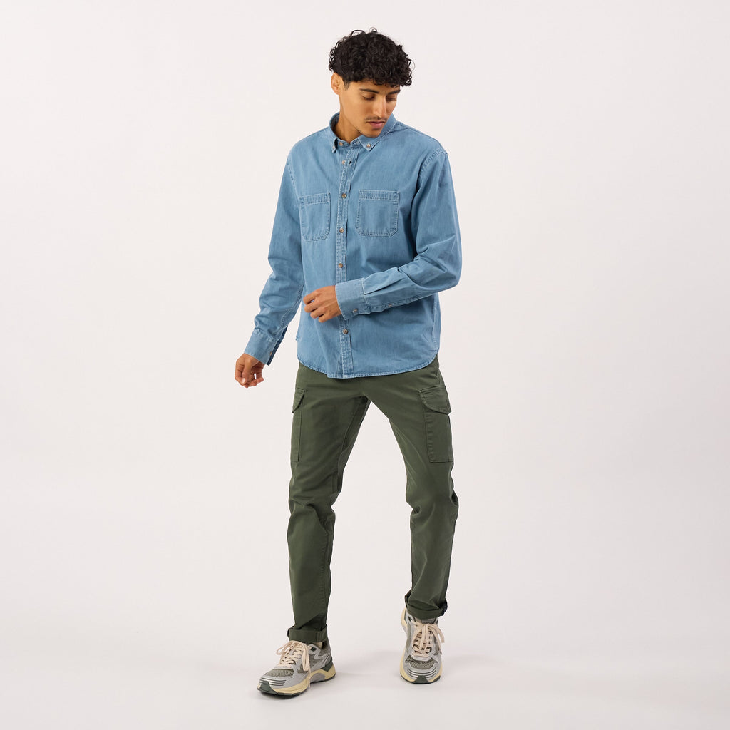Camisa denim - Azul cielo