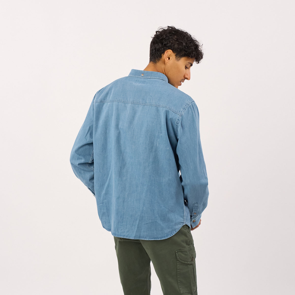 Camisa denim - Azul cielo