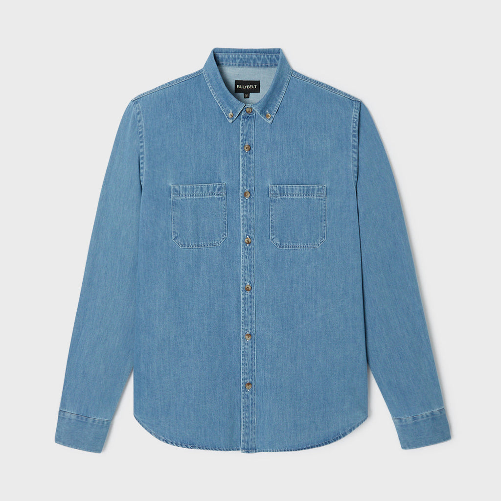 Camisa denim - Azul cielo