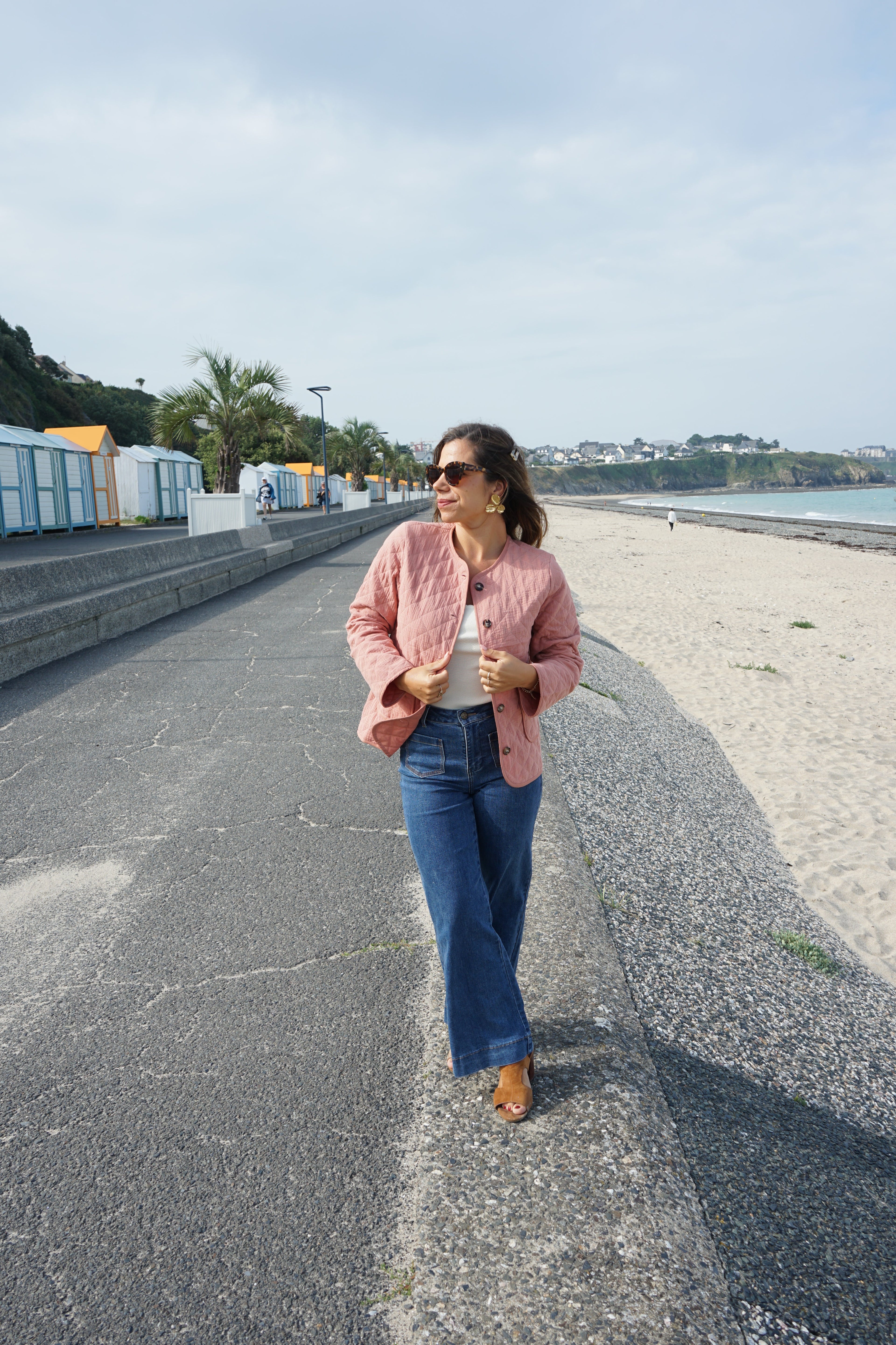 Pink Quilted Jacket