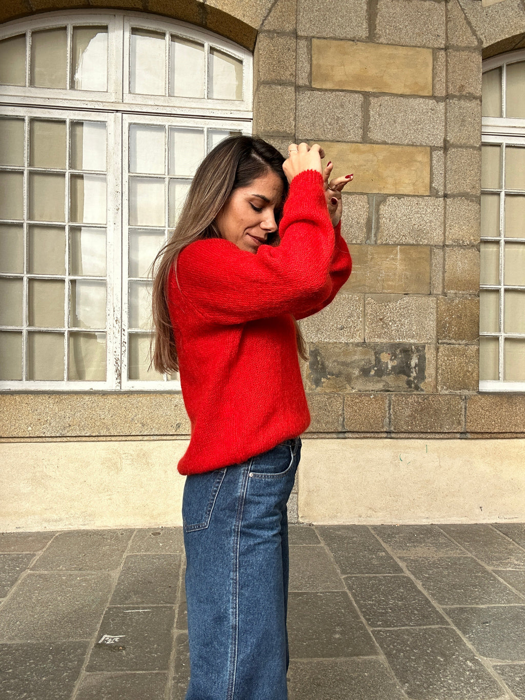 Anna Red Sweater