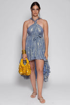 Vestido Celeste