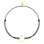 Bracelet Cordon Cercle Kaki