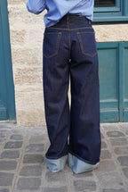 Vaquero Ancho Eliott Denim Oscuro