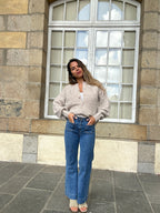 Cardigan Irène taupe