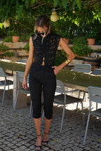 Noémie Capri Pants - Black