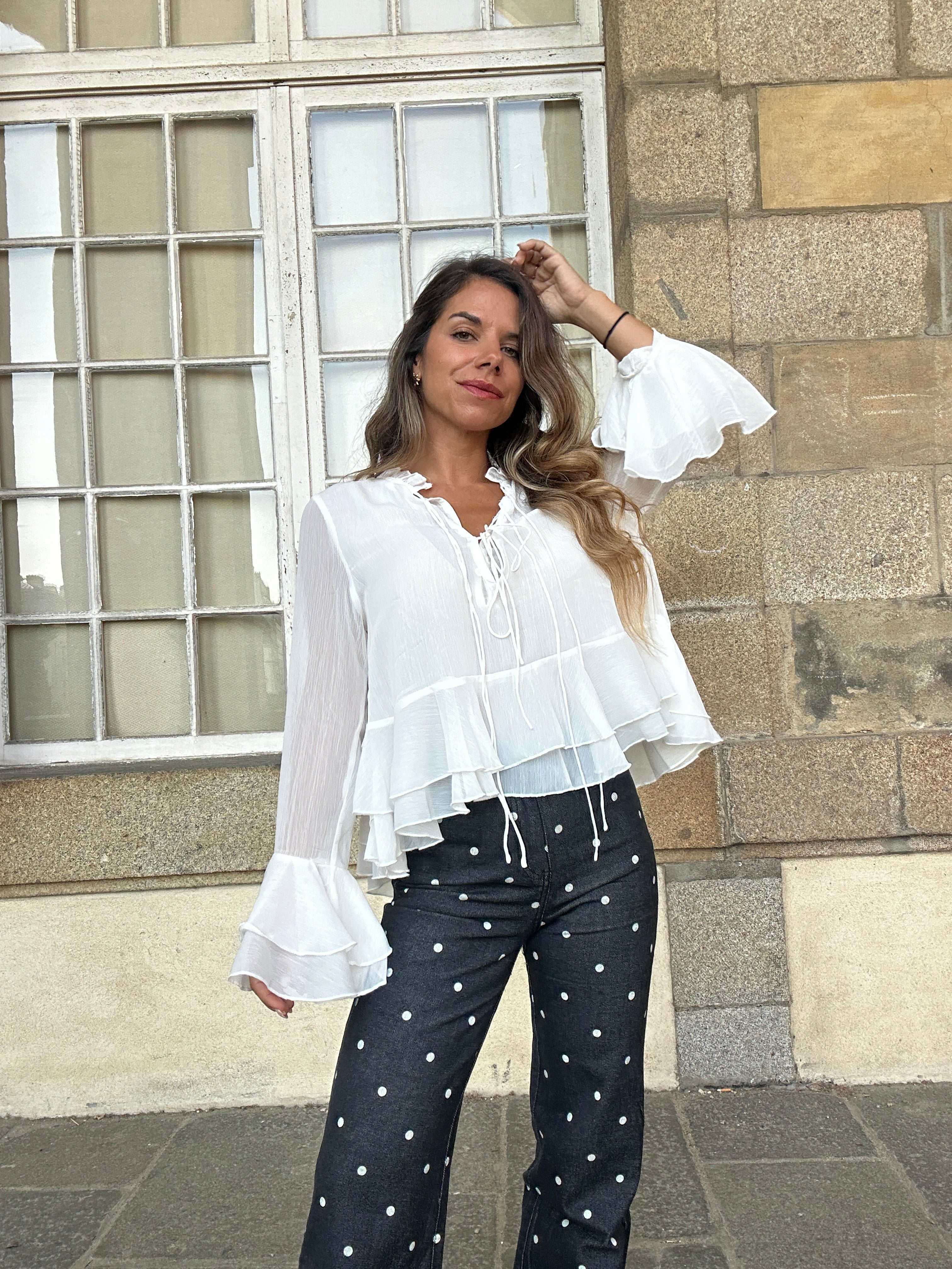 Blouse Aria Ecrue