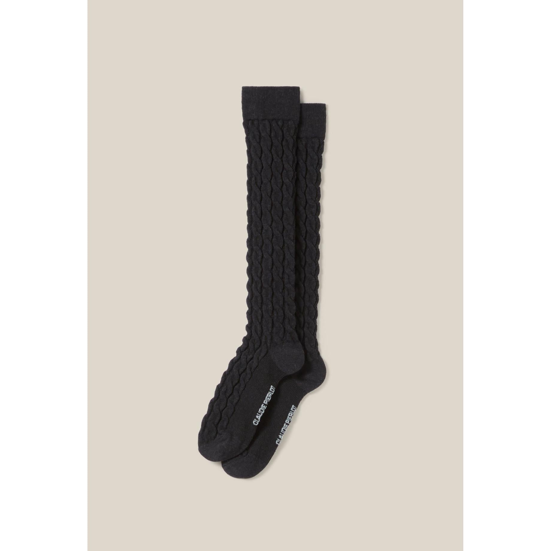 Calcetines a media pantorrilla en jacquard
