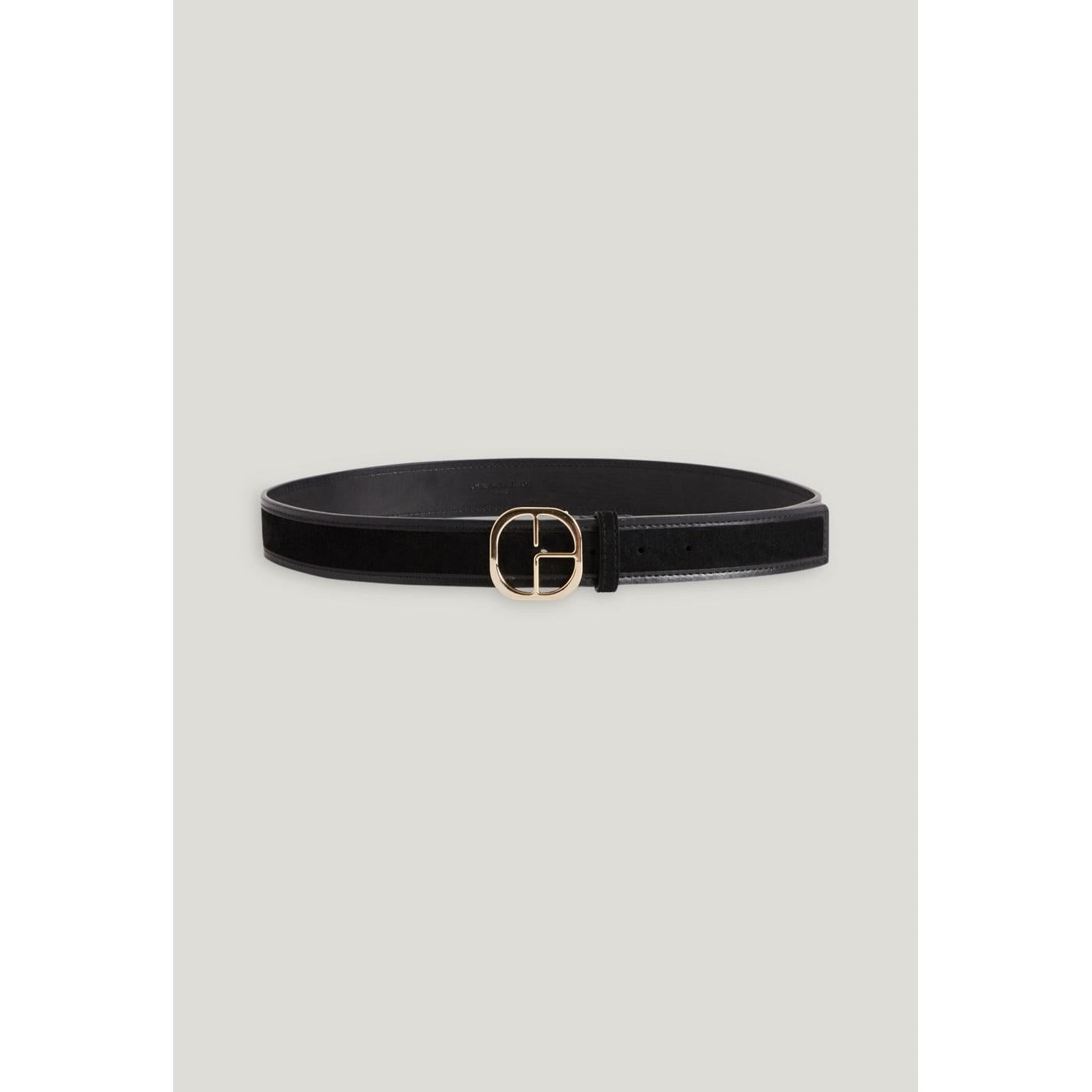 Ceinture Cuir Suède Noir